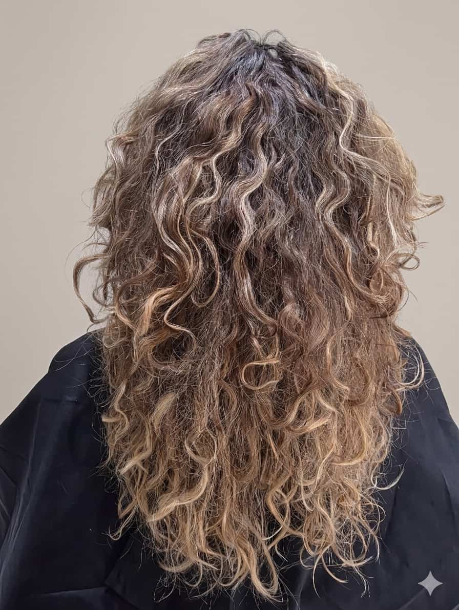 Dry, uneven texture with faded tone.
