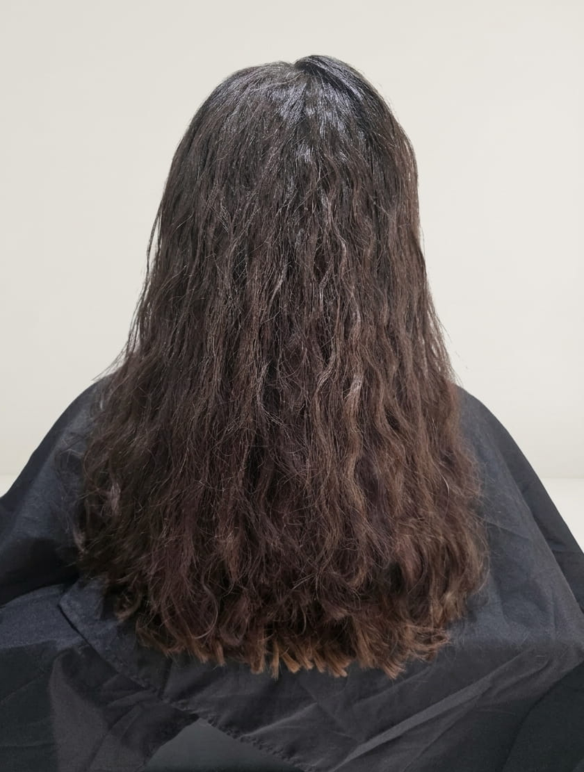 Limp waves losing their natural form.