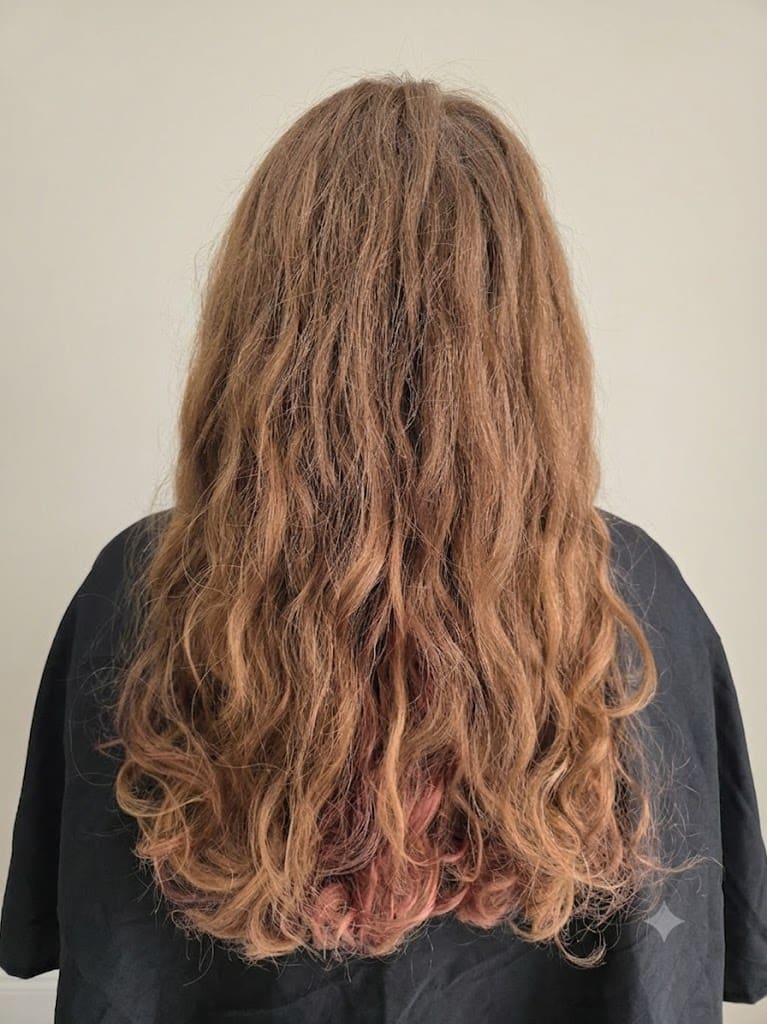 Dry, undefined waves lacking shape.